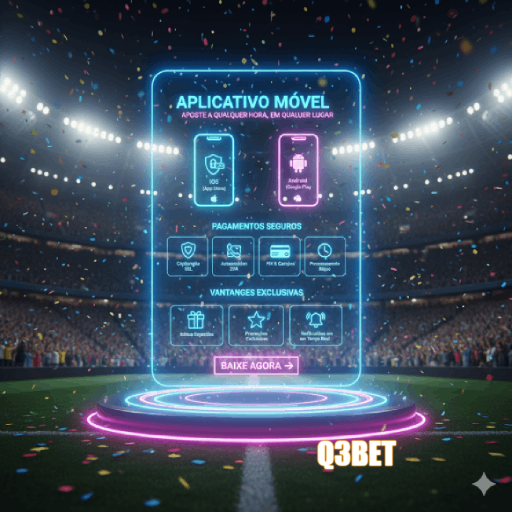 Baixe Q3BET e reivindique bônus